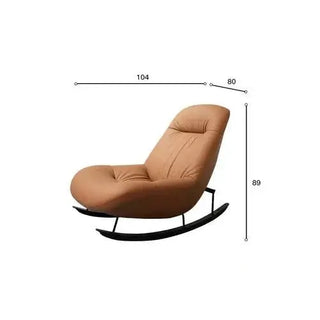 Luxurious Support Rocking Chair - Ultimate Relaxation Experience-Sofa Chairs