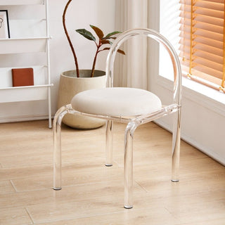Luxury Acrylic Transparent Chair – Sleek, Modern Elegance for Any Space-Chairs & Stools