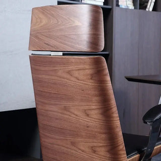 Luxury Adjustable Swivel Executive Leather Office Chair – Ergonomic Recliner-Office Chairs