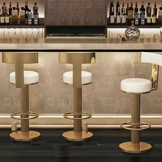 Luxury Alto Minimalist Bar Stool for Kitchen Island Counter-Bar Stools
