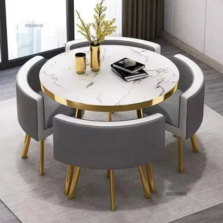 Luxury Circular Dining Table – Space-Saving Elegance & Comfort-Dining Tables
