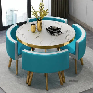 Luxury Circular Dining Table – Space-Saving Elegance & Comfort-Dining Tables