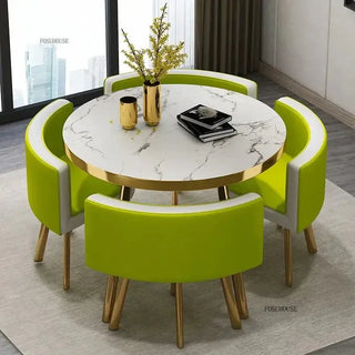 Luxury Circular Dining Table – Space-Saving Elegance & Comfort-Dining Tables
