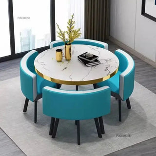 Luxury Circular Dining Table – Space-Saving Elegance & Comfort-Dining Tables