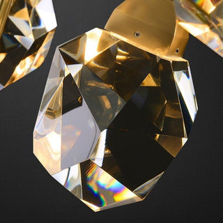 Luxury Crystal Staircase Chandelier with LED Lights-Staircase Chandeliers