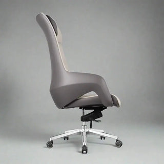 Luxury Ergonomic Swivel Executive Genuine Leather Office Chair-Office Chairs