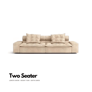 Luxury Italian Designer Sectional Sofa – High-Density Sponge & Down Filling-Sofa Set