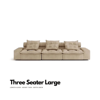 Luxury Italian Designer Sectional Sofa – High-Density Sponge & Down Filling-Sofa Set