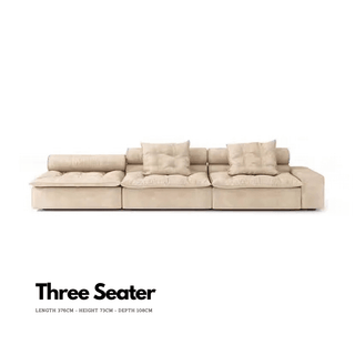 Luxury Italian Designer Sectional Sofa – High-Density Sponge & Down Filling-Sofa Set