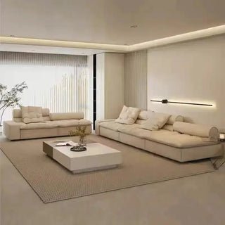 Luxury Italian Designer Sectional Sofa – High-Density Sponge & Down Filling-Sofa Set