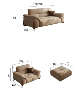 Luxury Pouf Couch – Stylish Comfort for Your Living Room-Sofa Set