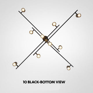 Lynx Design Chandelier: Rotatable Sputnik Chandelier-Chandeliers