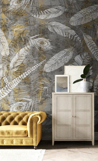 Magnolia Leaves Magic Wallpaper Mural-Flower & Leaf Wallpaper