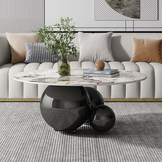 Marble Coffee Table Globe Balls Design-Coffee Table