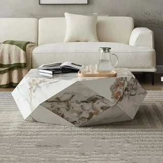 Marble Diamond Designer Coffee Table-Coffee Table