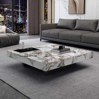 Marble Gloss Coffee Table-Coffee Table