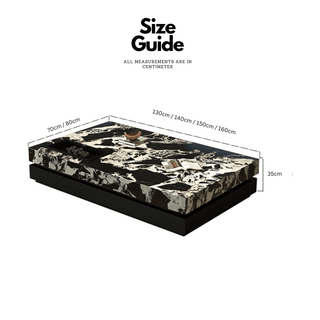 Marble Gloss Rectangular Coffee Table-Coffee Table