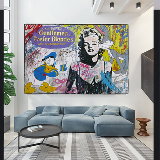 Marilyn Canvas Wall Art: Gentleman Prefer Blondes-Marilyn Monroe Art