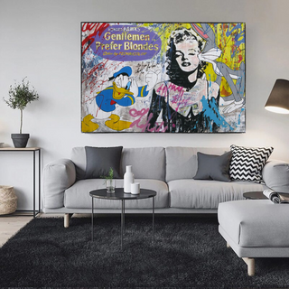 Marilyn Canvas Wall Art: Gentleman Prefer Blondes-Marilyn Monroe Art