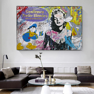 Marilyn Canvas Wall Art: Gentleman Prefer Blondes-Marilyn Monroe Art
