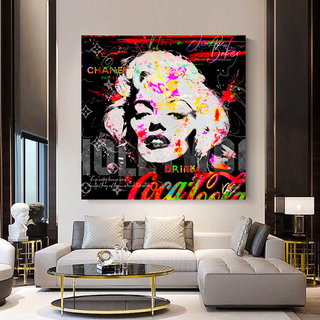 Marilyn Monroe CocaCola Canvas Wall Art - Stunning-Marilyn Monroe Art