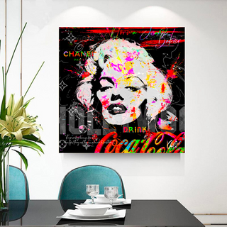Marilyn Monroe CocaCola Canvas Wall Art - Stunning-Marilyn Monroe Art
