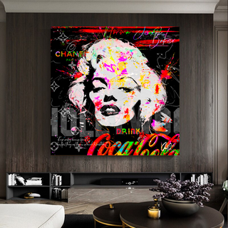 Marilyn Monroe CocaCola Canvas Wall Art - Stunning-Marilyn Monroe Art