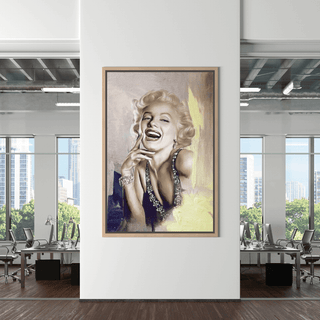 Marilyn Monroe Smile Queen Canvas Wall Art-Marilyn Monroe Art