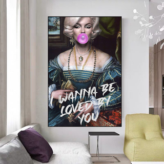 Marilyn Monroe Street Pop Wall Art – Unique Décor-Marilyn Monroe Art