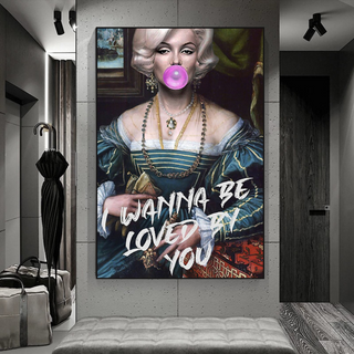 Marilyn Monroe Street Pop Wall Art – Unique Décor-Marilyn Monroe Art