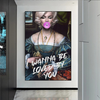 Marilyn Monroe Street Pop Wall Art – Unique Décor-Marilyn Monroe Art