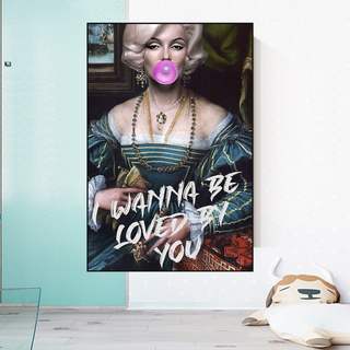 Marilyn Monroe Street Pop Wall Art – Unique Décor-Marilyn Monroe Art
