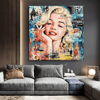 Marilyn Monroe Style Icon Pop Art: A Timeless Tribute-Marilyn Monroe Art