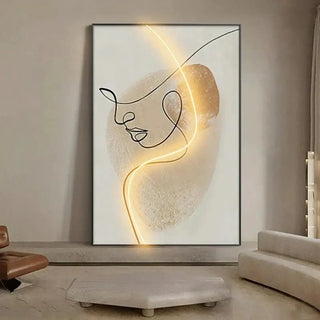 Matisse Abstract Art LED Wall Mounted Light-LED Wall Art