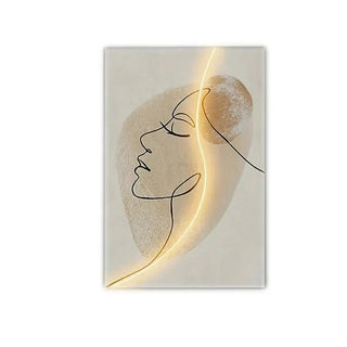 Matisse Abstract Art LED Wall Mounted Light-LED Wall Art