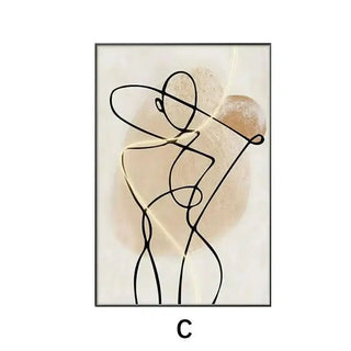 Matisse Abstract Art LED Wall Mounted Light-LED Wall Art