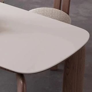 Medieval Rock Walnut Dining Table Set – A Grand Fusion-Dining Tables