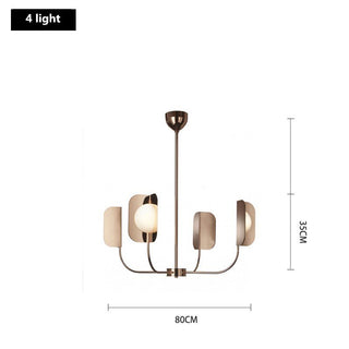 Metal Leaves Globe Chandelier - Stunning Lighting Fixture-Chandeliers
