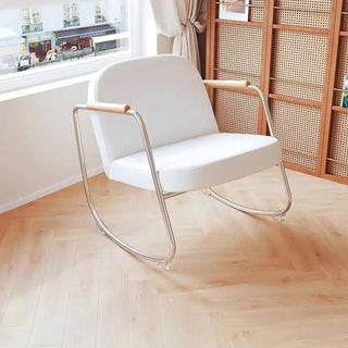 Metal Minimalist Rocking Lounge Chair - Modern Style-Sofa Chairs