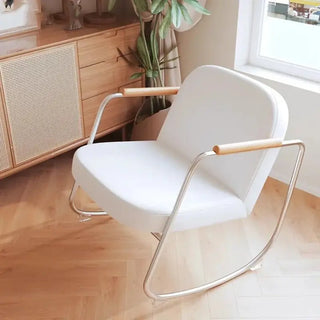 Metal Minimalist Rocking Lounge Chair - Modern Style-Sofa Chairs