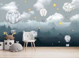 Midnight Dreams Wallpaper Mural - Transform Your Space-Kids Room Wallpaper
