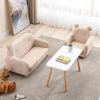 Mini Puff Kids Sofa Set-Kids Furniture