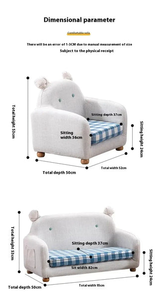 Mini Puff Kids Sofa Set-Kids Furniture