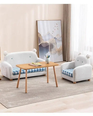 Mini Puff Kids Sofa Set-Kids Furniture