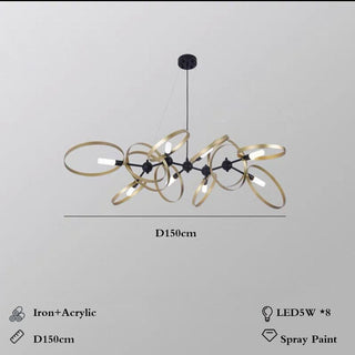 Minimalism Rings Chandelier – Exquisite Design & Style-Chandeliers