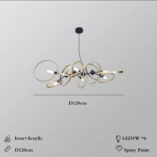 Minimalism Rings Chandelier – Exquisite Design & Style-Chandeliers