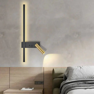 Minimalist Aluminium Wall Light – Dual Light Source Wall Sconce-Wall Lights