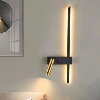 Minimalist Aluminium Wall Light – Dual Light Source Wall Sconce-Wall Lights