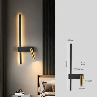 Minimalist Aluminium Wall Light – Dual Light Source Wall Sconce-Wall Lights