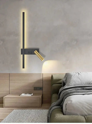Minimalist Aluminium Wall Light – Dual Light Source Wall Sconce-Wall Lights
